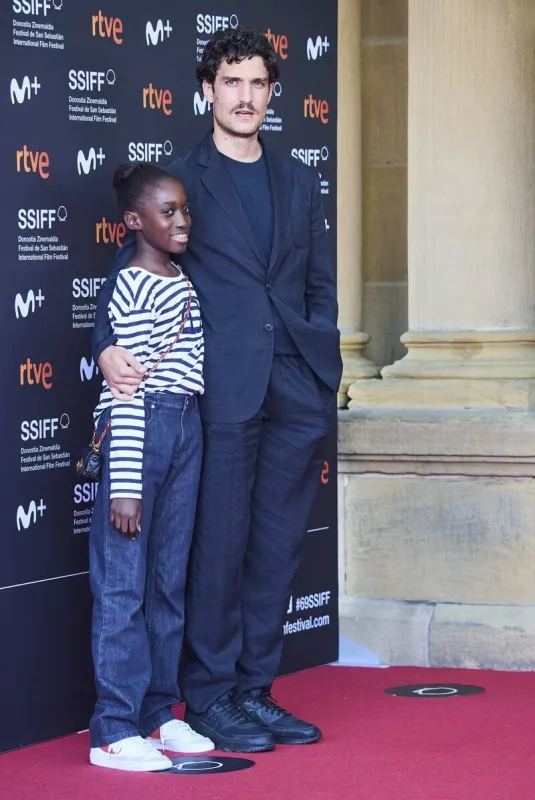 celine oumy garrel ,louis garrel attending 'the crusade' photocall, during the 69th san sebastian international film festival in sebastian, spain, on september 18, 2021 photo by sean thornton cover images abacapresscom