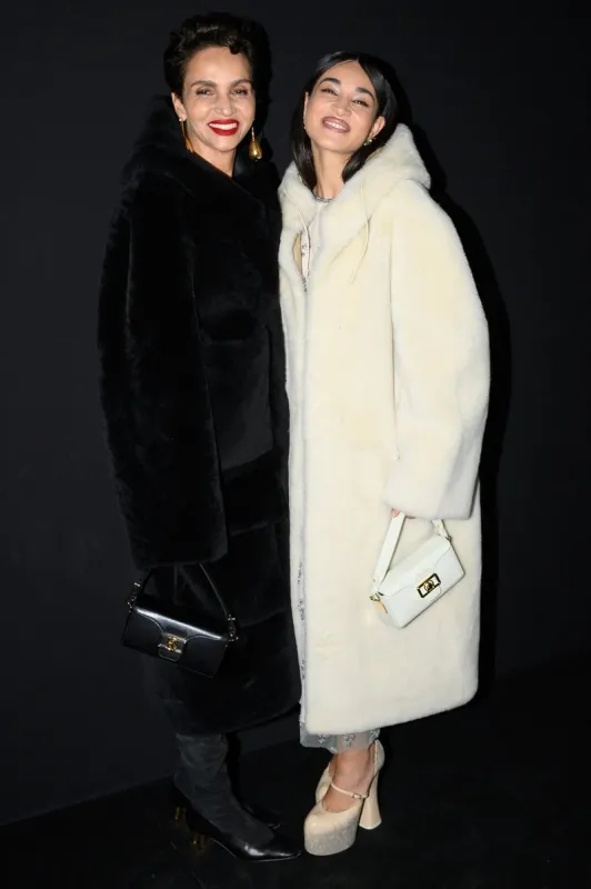 farida khelfa and camelia jordana attend the lanvin womenswear spring summer 2023 show as part of paris fashion week on october 03, 2022 in paris, france photo laurent zabulon abacapresscom