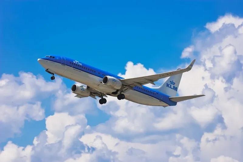 boryspil, ukraine - june 9, 2013  ukraine, boryspil international airport, june, 09, 2013, klm royal dutch airlines boeing 737-8k2 - ph-bxl take off