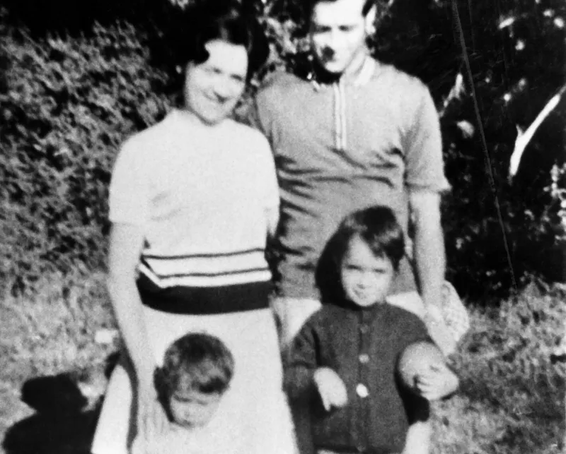 picture taken in the 70s shows mechinaud' family disappeared since december 25, 1972 (photo by afp)