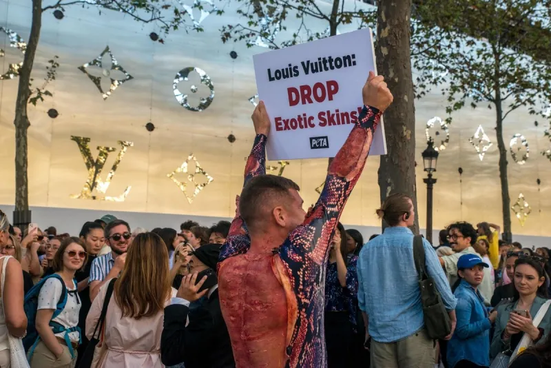 jeremstar arrêté par la police au défilé de louis vuitton - paris