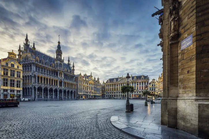 the grand place (grand square) or grote markt (grand market) is the central square of brussels built structures dates back to between 15th and 17th century