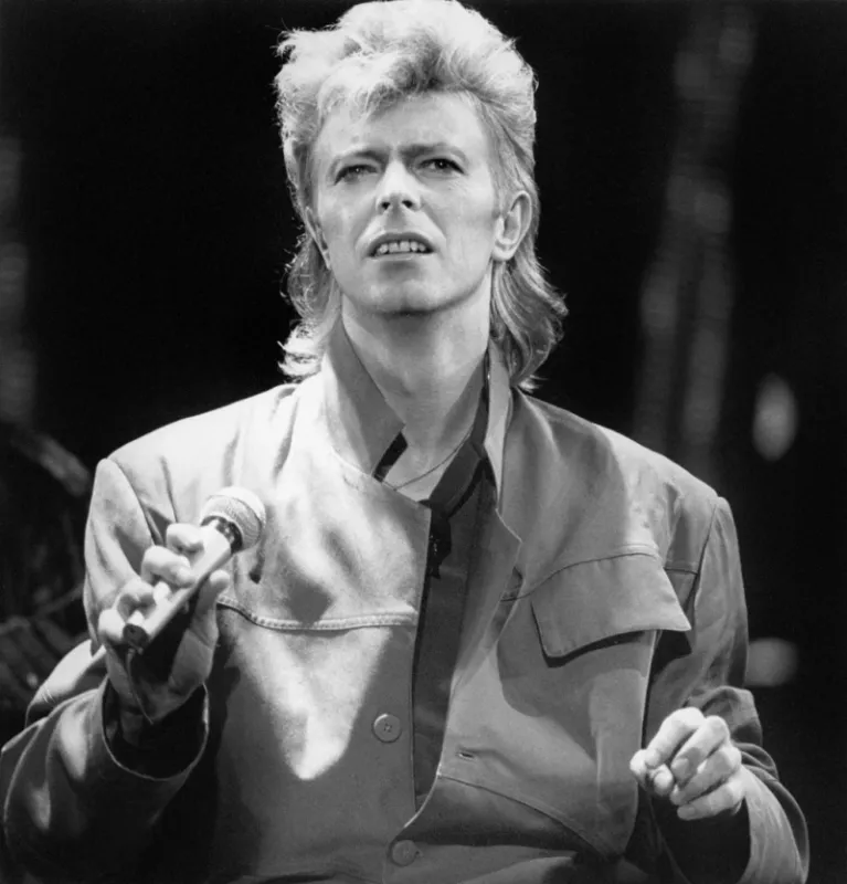 david bowie pictured performing at giant stadium in july of 1987 in east rutherford, new jersey © gary gershoff   mediapunch  abacapresscom