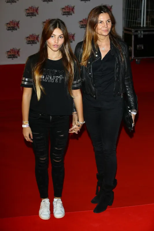 veronika loubry and daughter thylane blondeau attending the 17th nrj music awards at palais des festivals on november 7, 2015 in cannes, france photo by shootpix abacapresscom , 523069 123 cannes france