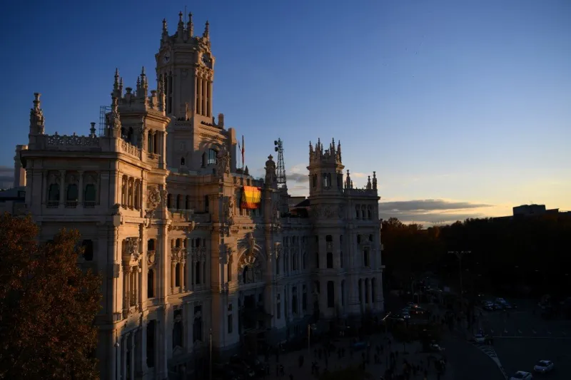 general view of the city hall of madrid, on december 6, 2019 (photo by gabriel bouys   afp)