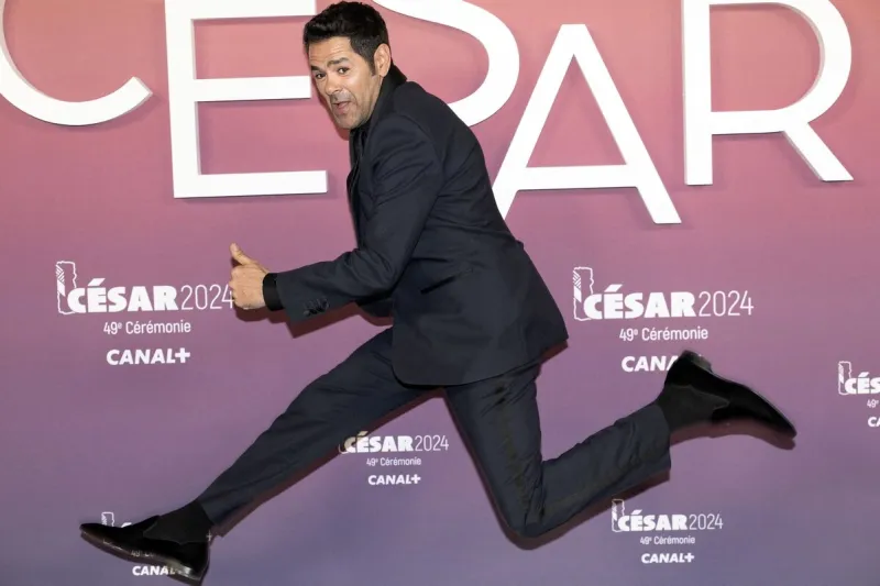 jamel debbouze pose en salle de presse lors de la 49e édition des césar du cinéma à l'olympia, le 23 février 2024 à paris, france photo by david niviere abacapresscom