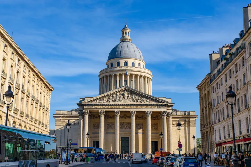 pantheon, a monument in the latin quarter in paris, france