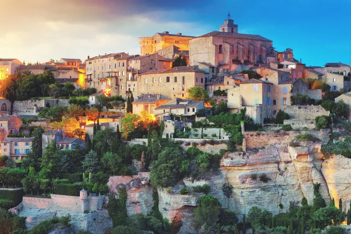 old town of gordes in provence, france