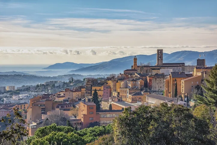 the city of grasse on the french riviera