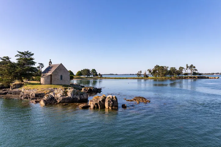 boedic chapel - gulf of morbihan, brittany, france