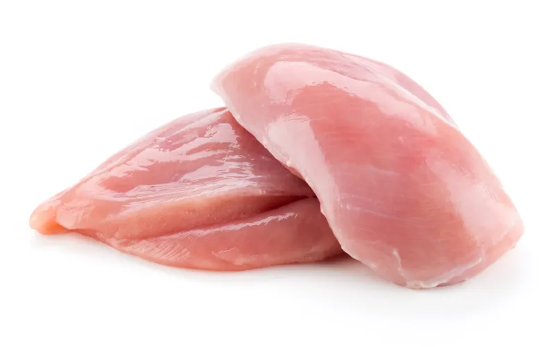 fresh raw chicken breast fillets