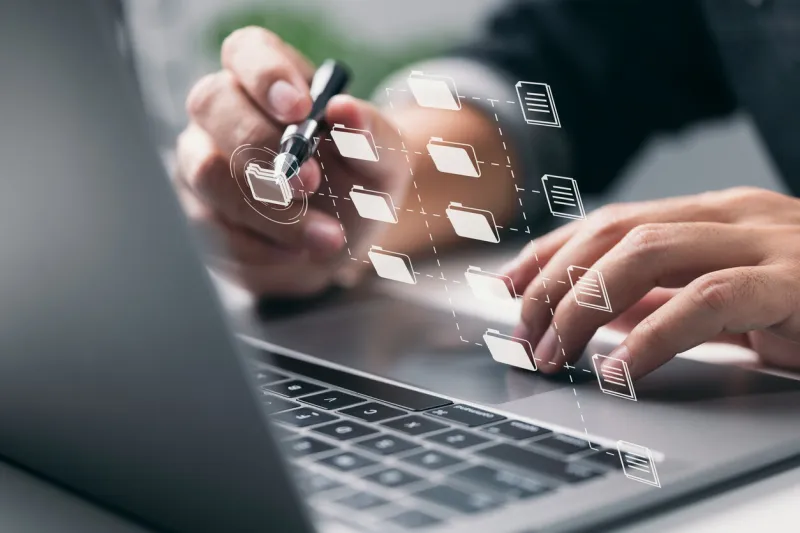 to successfully handle files, it personnel uses a document management system (dms), an online documentation database, and process automation, as well as other corporate business technologies