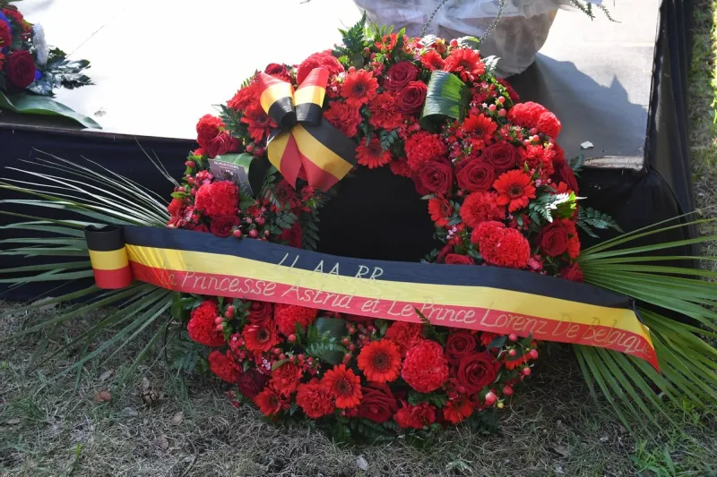 funeral of belgian singer annie cordy in cannes - southern france