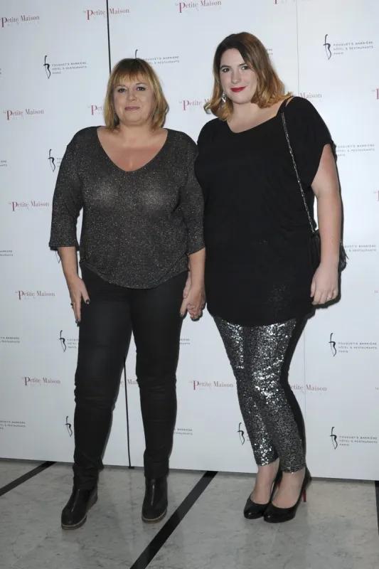 michele bernier et sa fille charlotte gaccio assistent à la soirée d'ouverture du nouveau restaurant 'la petite maison de nicole' à l'hôtel fouquet's barriere à paris, france le 22 janvier 2013 photo par aurore marechal abacapresscom