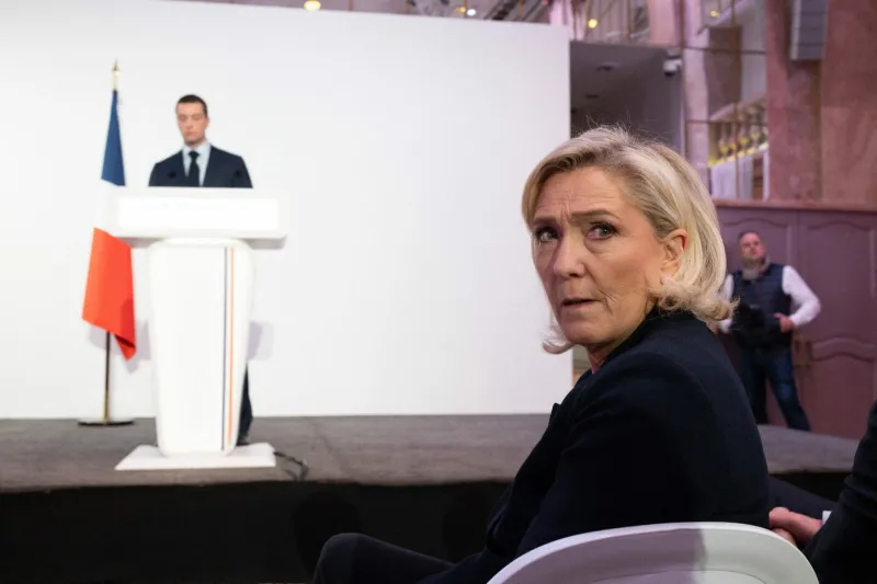 rassemblement national discours du nouvel an - paris