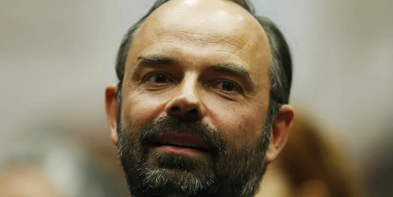 mayor of le havre edouard philippe prepares to present the candidates for the la republique en marche party ahead of the june parliamentary elections (legislative) on may 11, 2017, in le havre, northwestern france   afp photo   charly triballeau