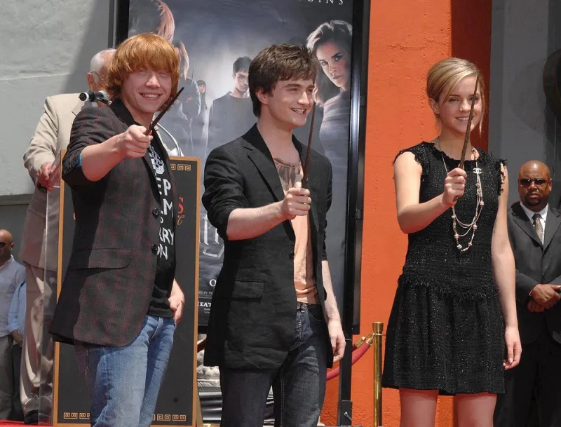 harry potter hand and foot prints ceremony - los angeles