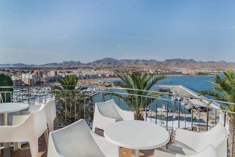 the cafeteria & heladeria el faro in puerto de mazarrón