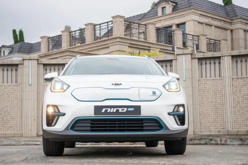 hong kong, china march, 2019   kia niro ev test drive day on march 28 2019 in hong kong