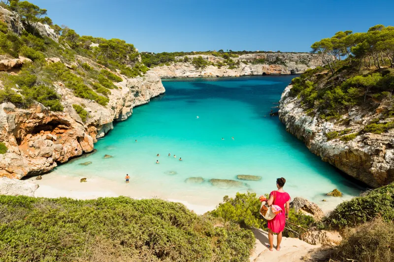 calo des moro, mallorca spain one of the most beautiful beaches in mallorca