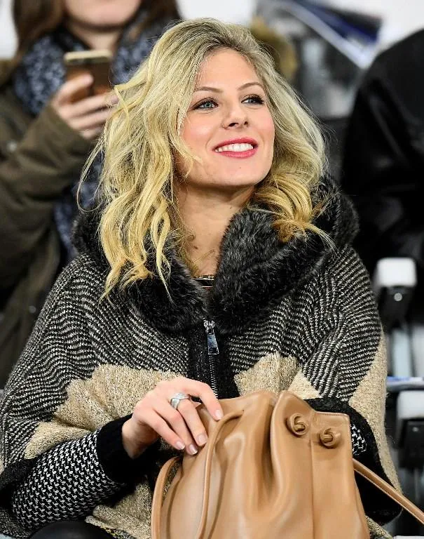 camille tytgat varane, wife of france's defender raphael varane is pictured during the friendly football match france vs ivory coast on november 15, 2016 at the bollaert stadium in lens   afp photo   franck fife