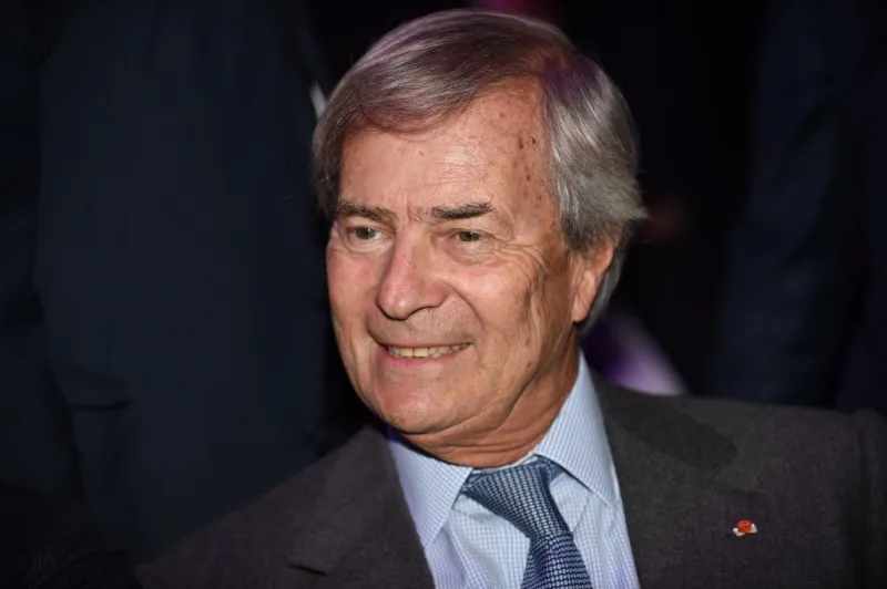 french media group vivendi member of the supervisory board vincent bollore arrives to attend the group's general meeting on april 15, 2019 in paris (photo by eric piermont   afp)