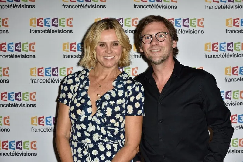 marine vignes, laurent romejko attending the france televisions 2017 2018 press conference in paris, france on july 05, 2017 photo by alban wyters abacapresscom , 598986 054 paris