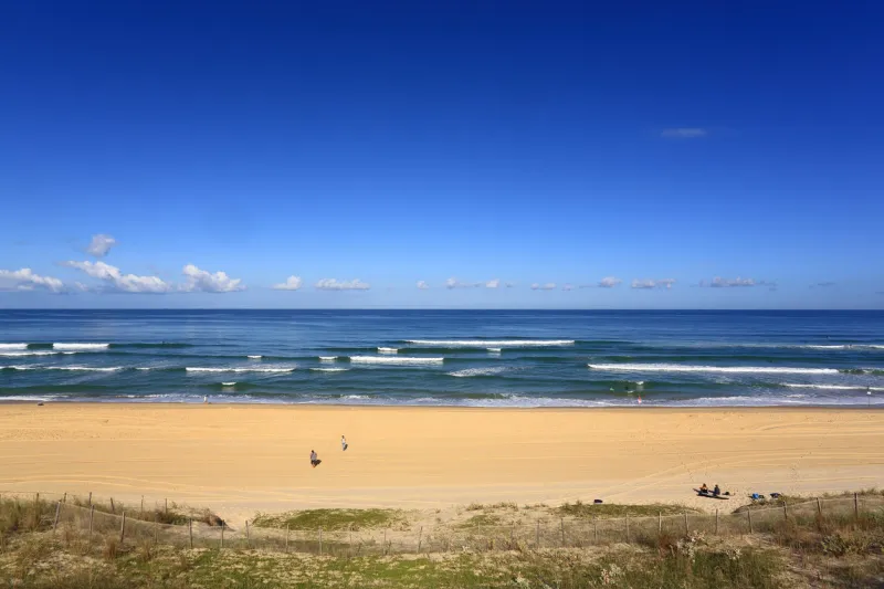 plage magnifique des landes