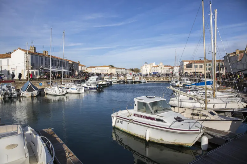 port de saint martin de ré, ile de re, france