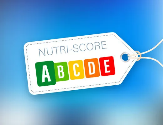 nutri score for packaging design logo, icon, label vector stock illustration