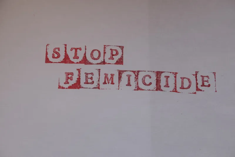 written stop feminicide