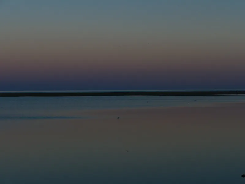 at sunset, leucate la franqui, aude