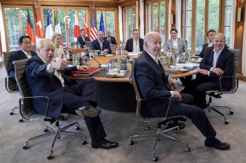 g7 - working meeting on the last day of summit