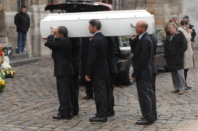 funeral mass for singer carlos - paris