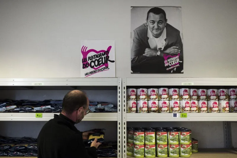 france government politics charity food restos du coeur