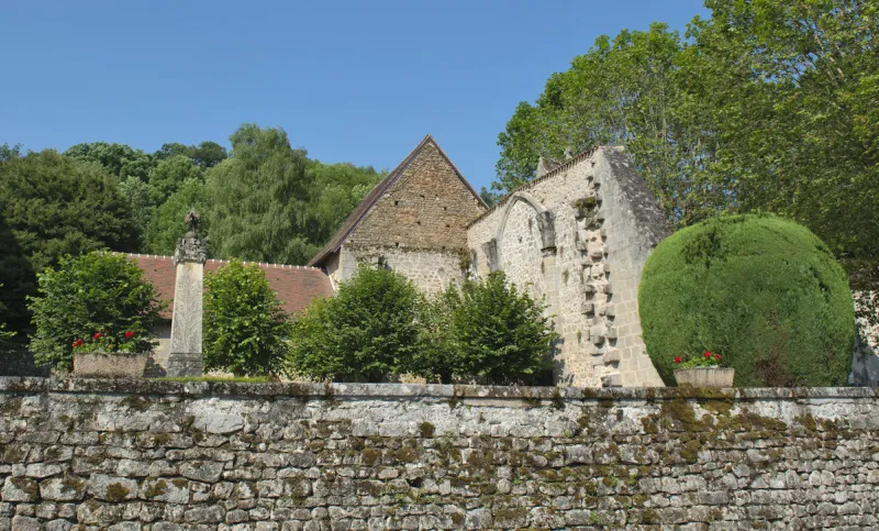 church of moutier d ahun, in the creuse, limousin, france