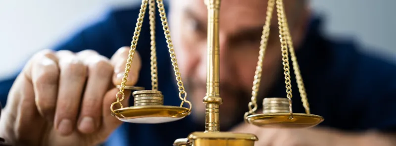 money coins balance, compare and protection on weigh scales