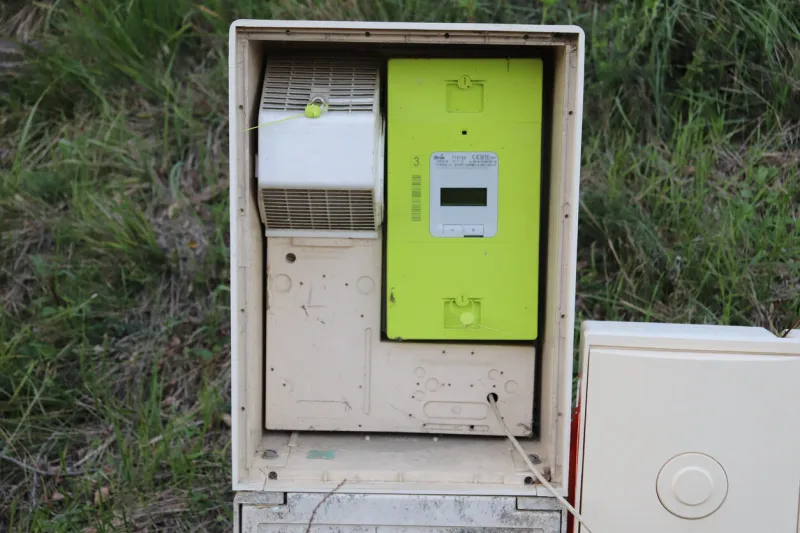 linky connected electricity meter, city of corbas, france