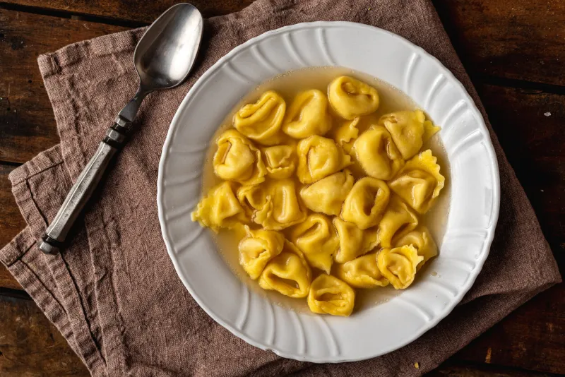 cappelletti in broth, tortellini in broth, ravioli
