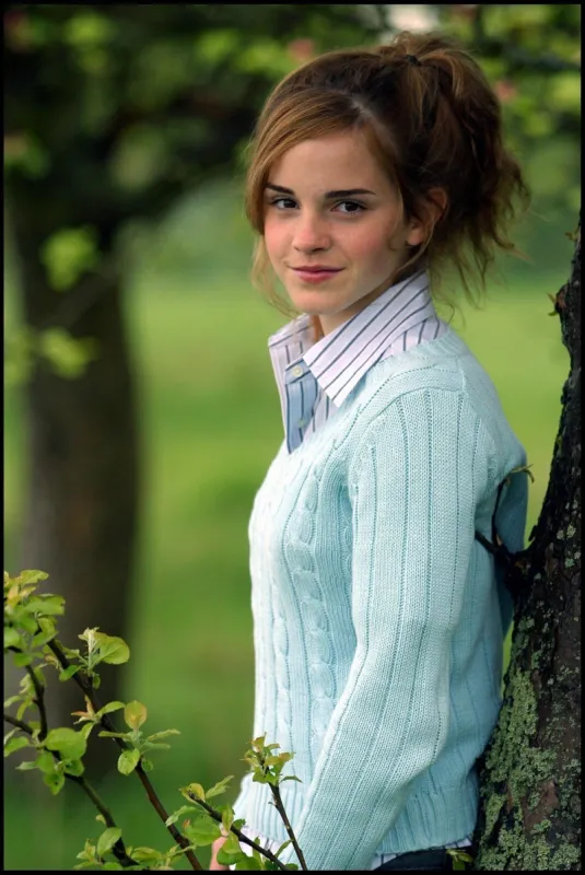 001852 this is emma watson, the young british actress who stars as hermione granger in the harry potter movies
