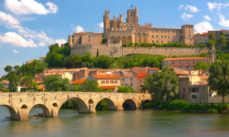 view of beziers at a spring day