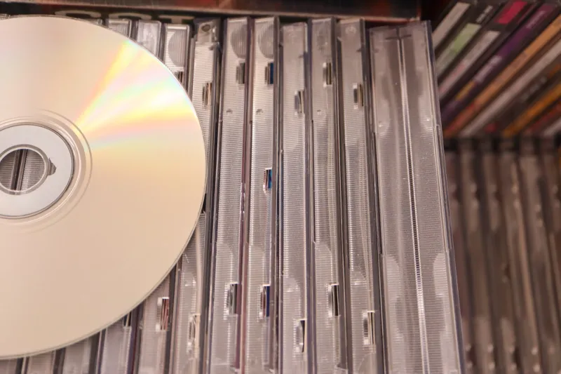 compact disc on cd covers