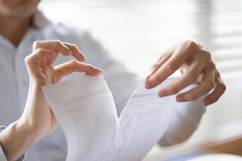 asian businessman breaking the contract