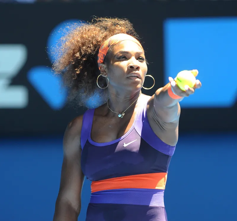 serena williams (usa) au troisième tour matchaustralian open 2013 samedi 19 janvier 2013 photo anne parker fotosports international