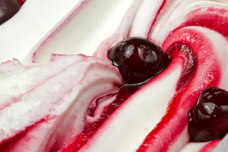 pink berry ice cream