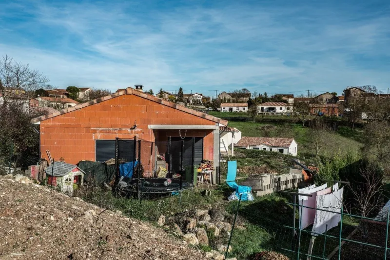 this picture taken december 22, 2020 shows the house in cagnac-les-mines, southern france, of delphine jubillar, a 33 year-old nurse, mother of two, who went missing overnight on december 15 (photo by fred scheiber   afp)