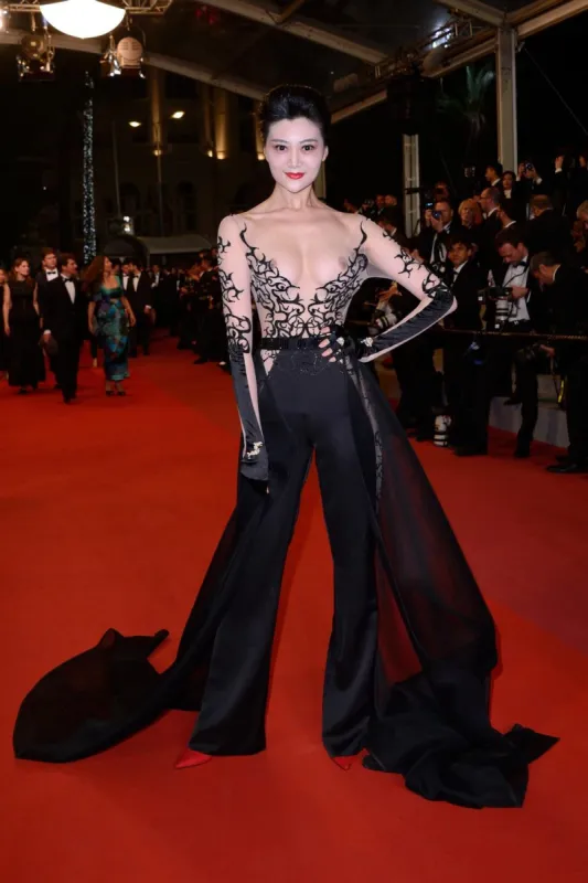 a guest attending the leto premiere held at the palais des festivals as part of the 71th annual cannes film festival on may 09, 2018 in cannes, france photo by aurore marechal abacapresscom