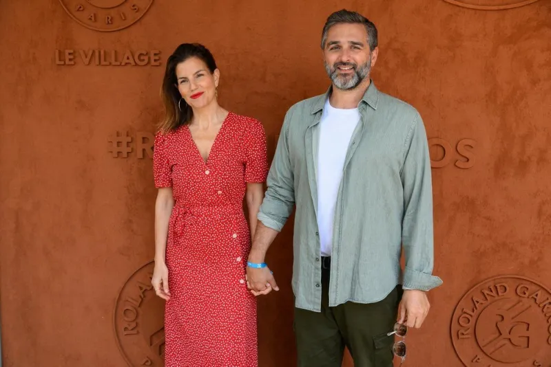 olivier nakache and his wife attend the 2023 french open at roland garros on may 29, 2023 in paris, france photo by laurent zabulon abacapresscom , 855156 062 paris france
