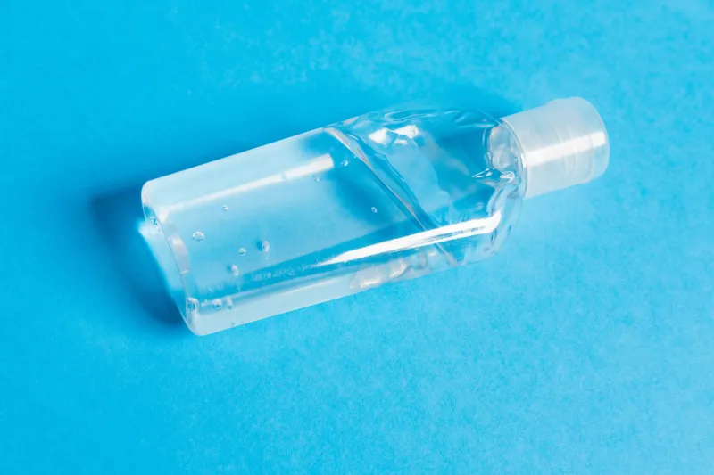 flacon de gel hydroalcoolique