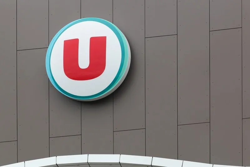 orleans, france - march 19, 2017  systeme u is a french retailer